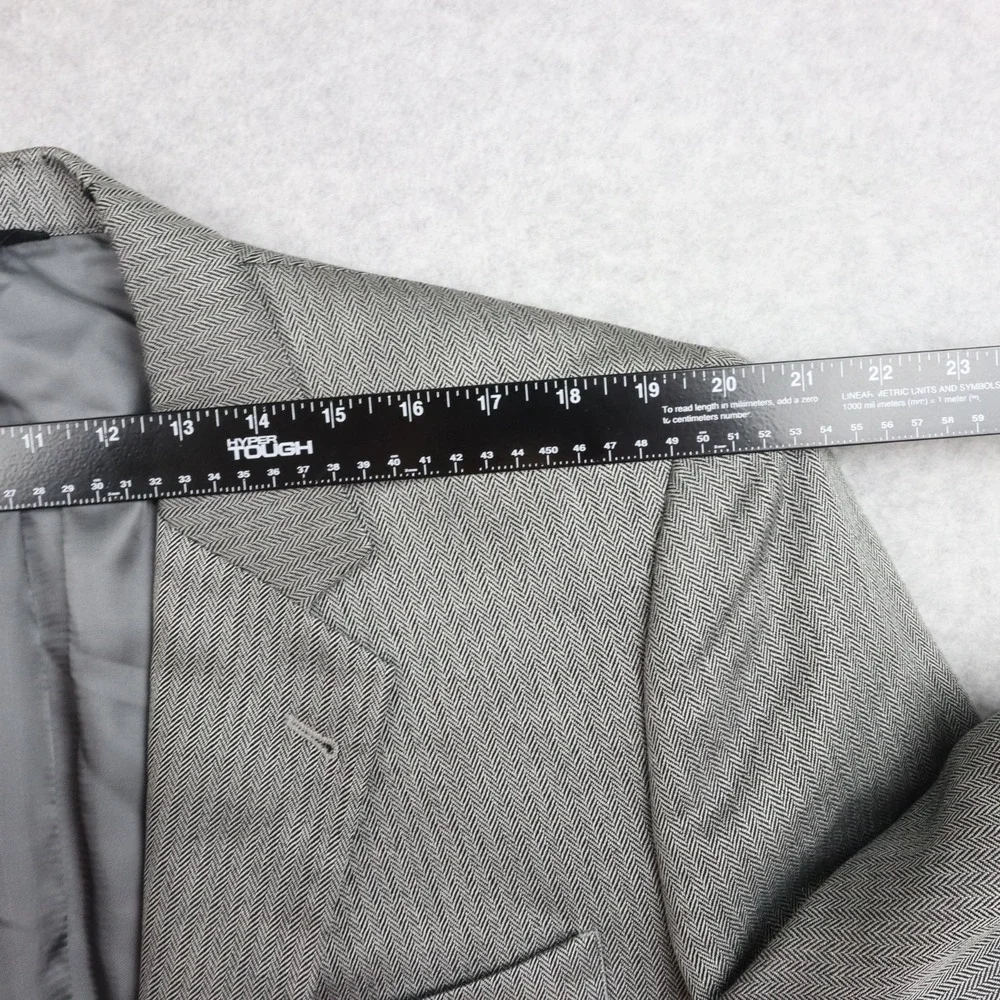 Jos A Bank Blazer Mens‎ 43L Signature Silk/Camel Suit Jacket Coat Formal Gray